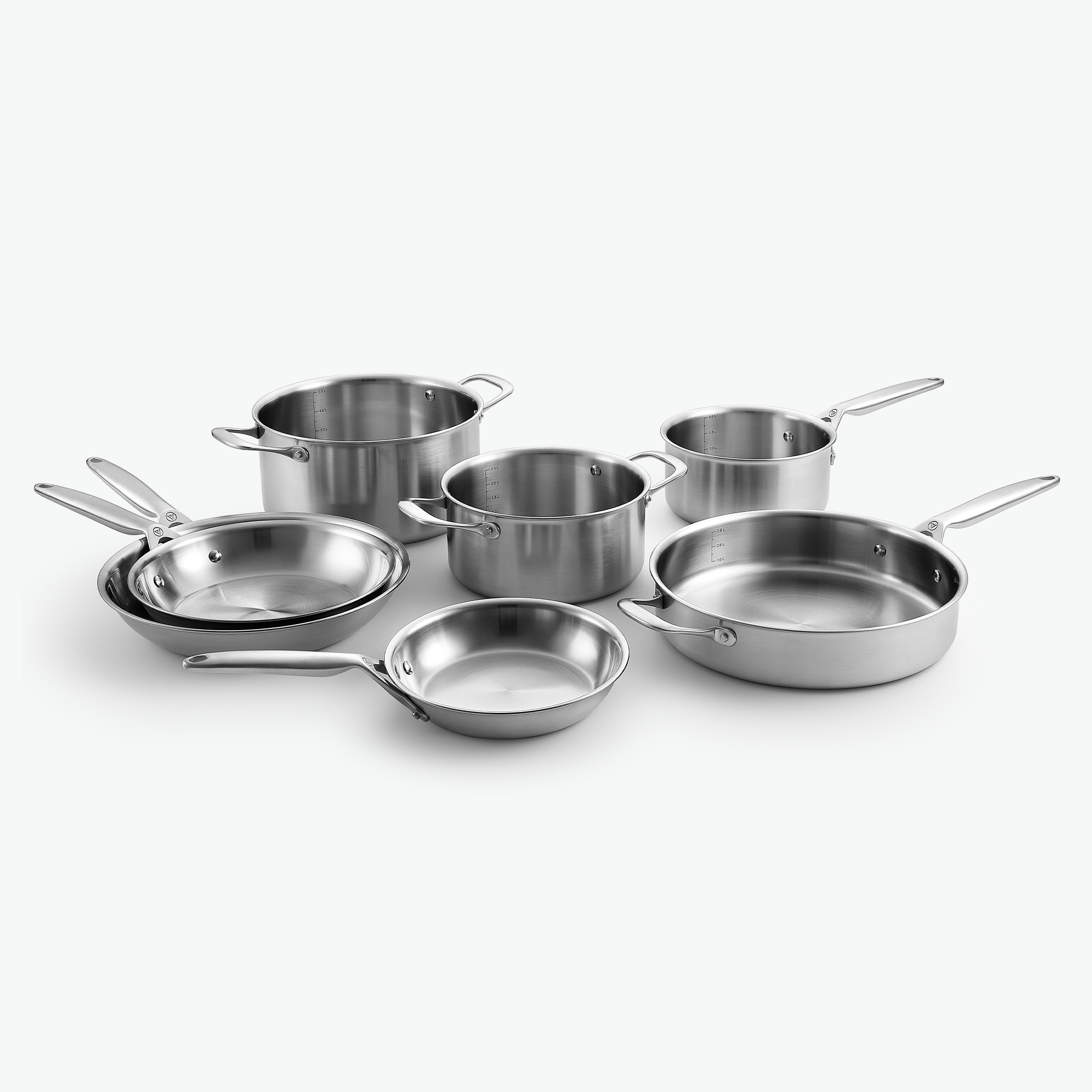 #Chef Set - 7 Teile, #Deckel_Ohne