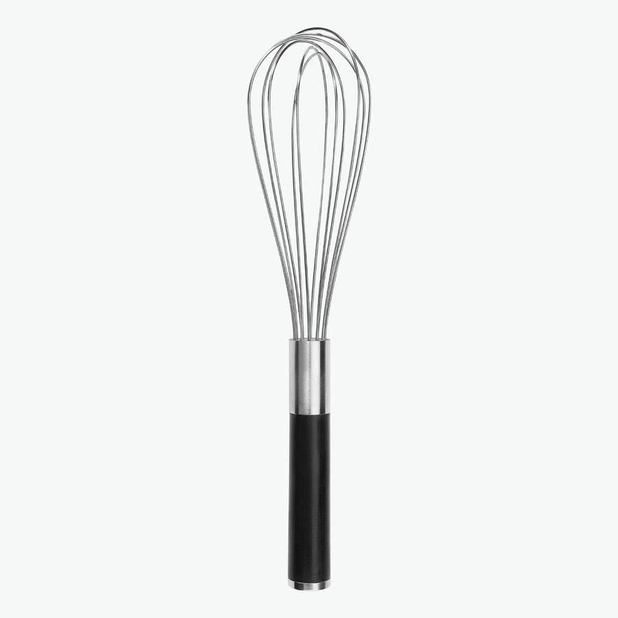 26,5 cm langer Schneebesen aus Edelstahl mit Griff aus G-10, von vorn