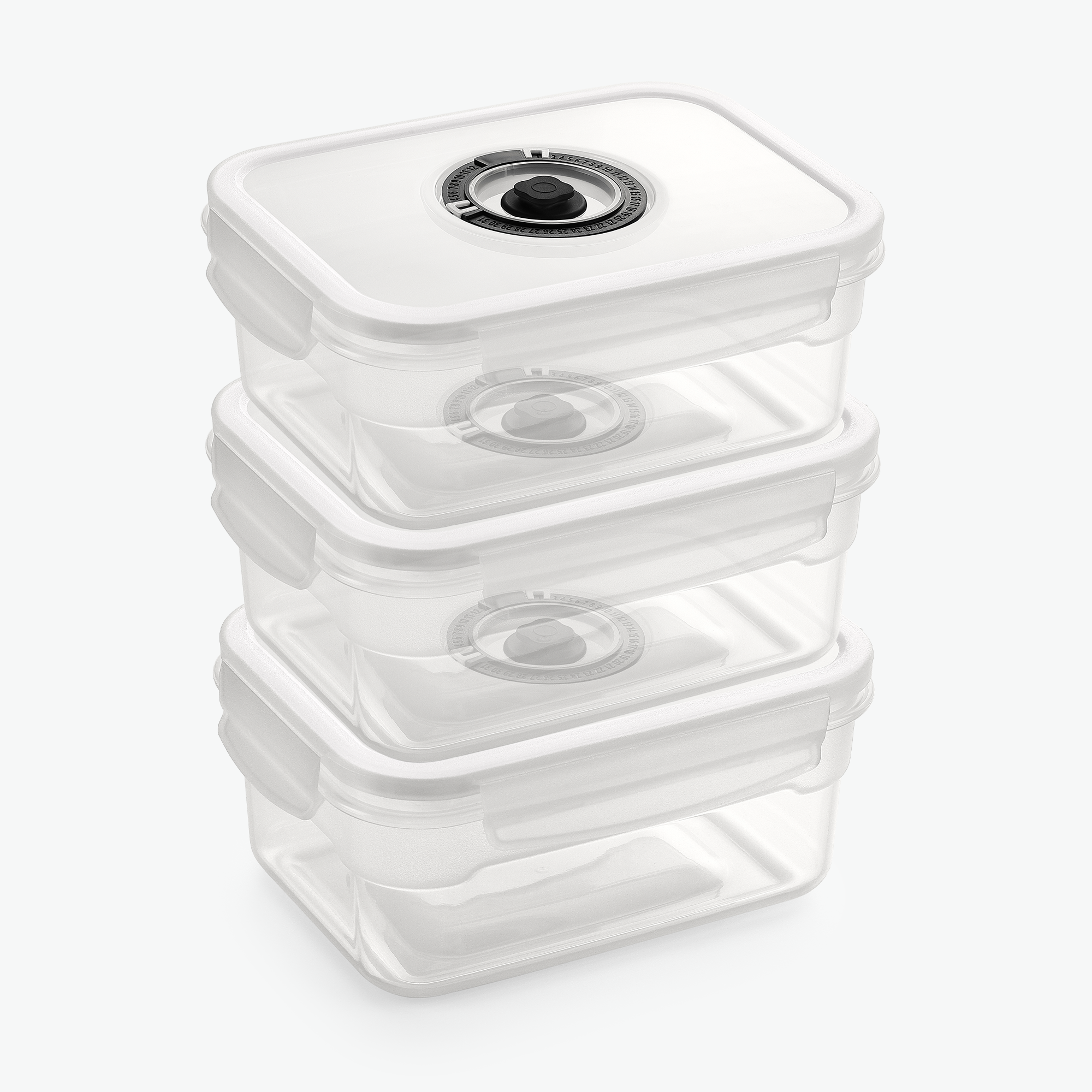 Vakuumbehälter aus Kunststoff – Trio Set (3-Pack)
