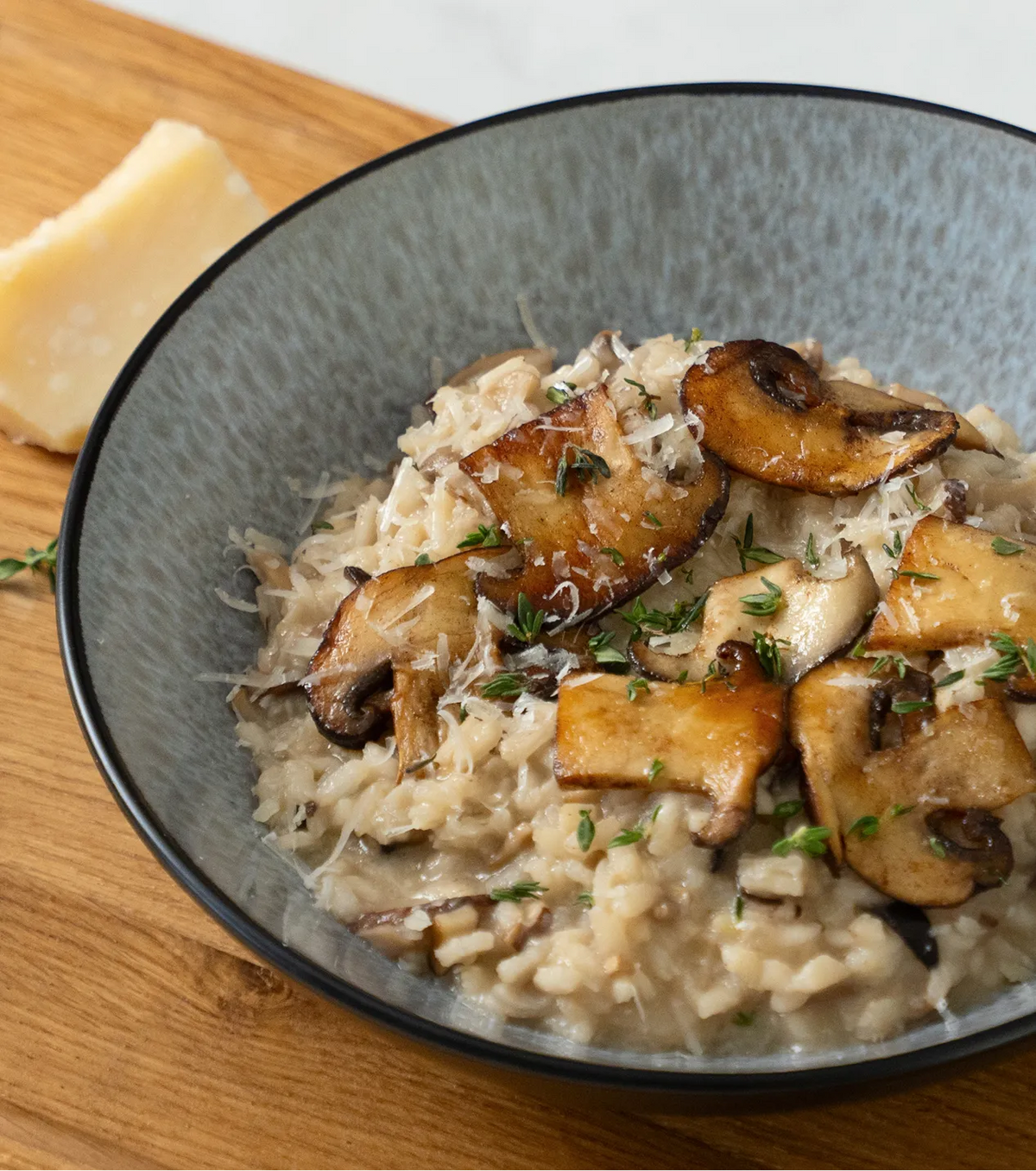 Cremiges Pilzrisotto