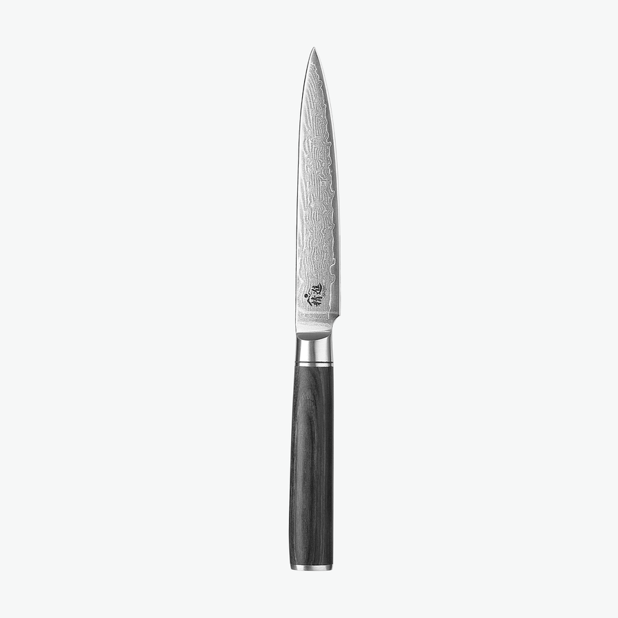 Shōjin Suna Universalmesser, 13 cm, von vorn auf hellem Hintergrund