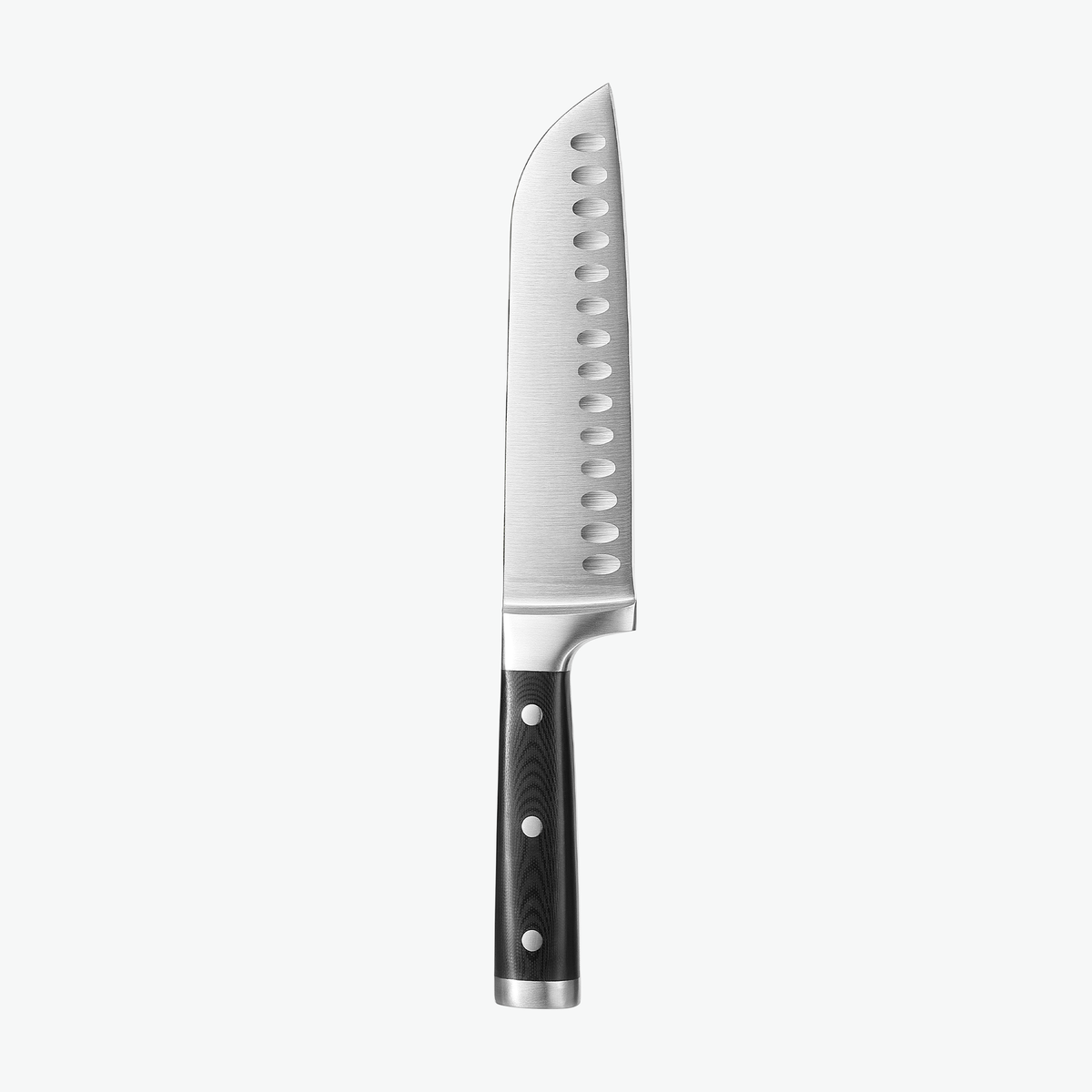 Classic Santokumesser, 18 cm, mit Griff aus G-10, von vorn