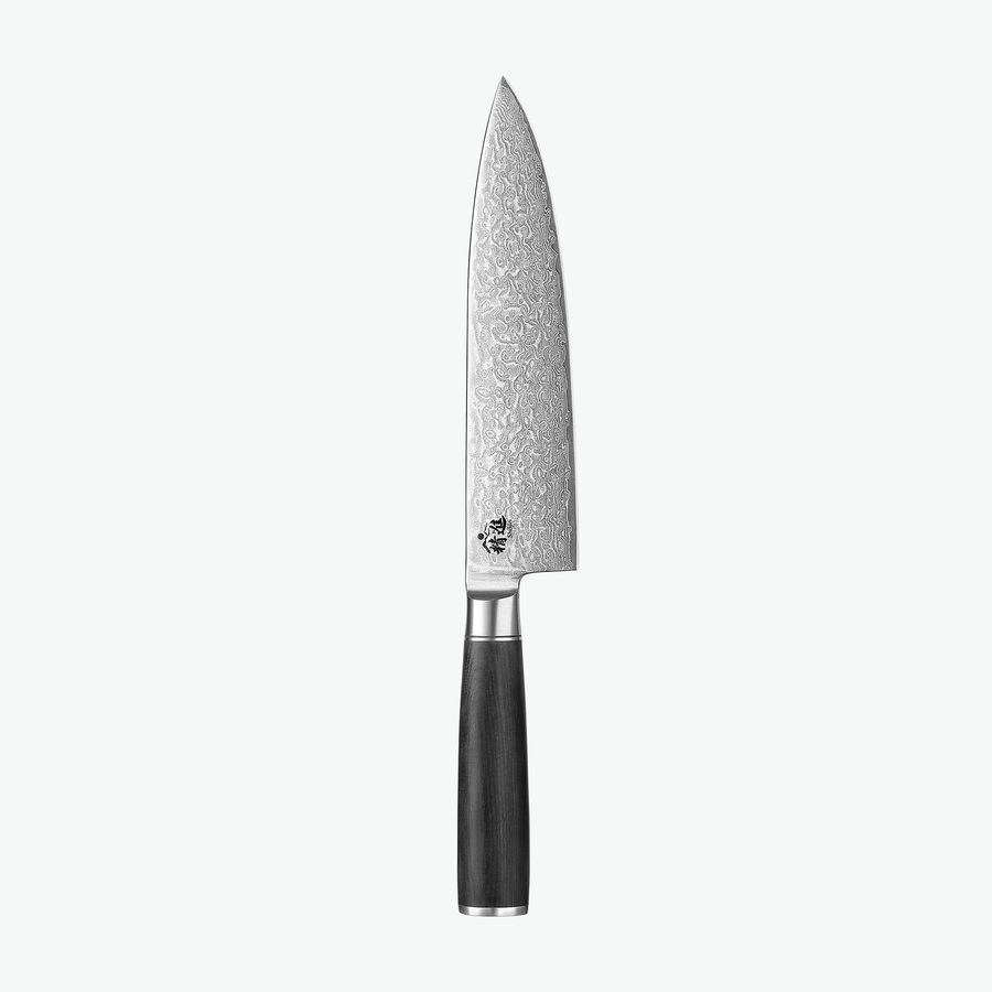 Shōjin Suna Kochmesser, 20 cm, von vorn auf hellem Hintergrund