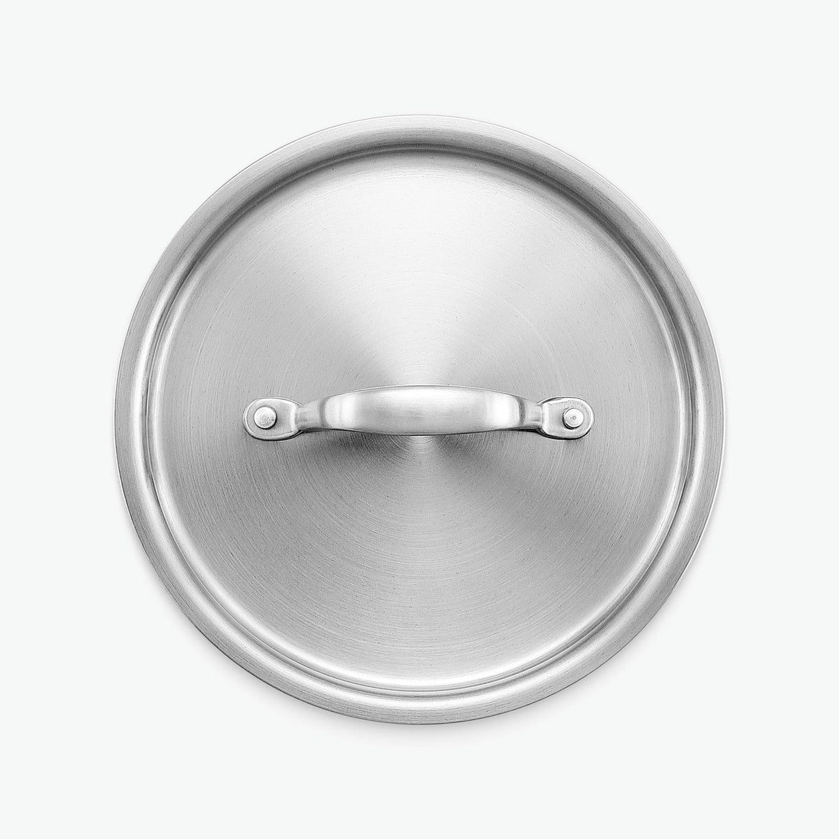 Edelstahldeckel für die 3-Ply-Serie, Ø18 cm, von oben