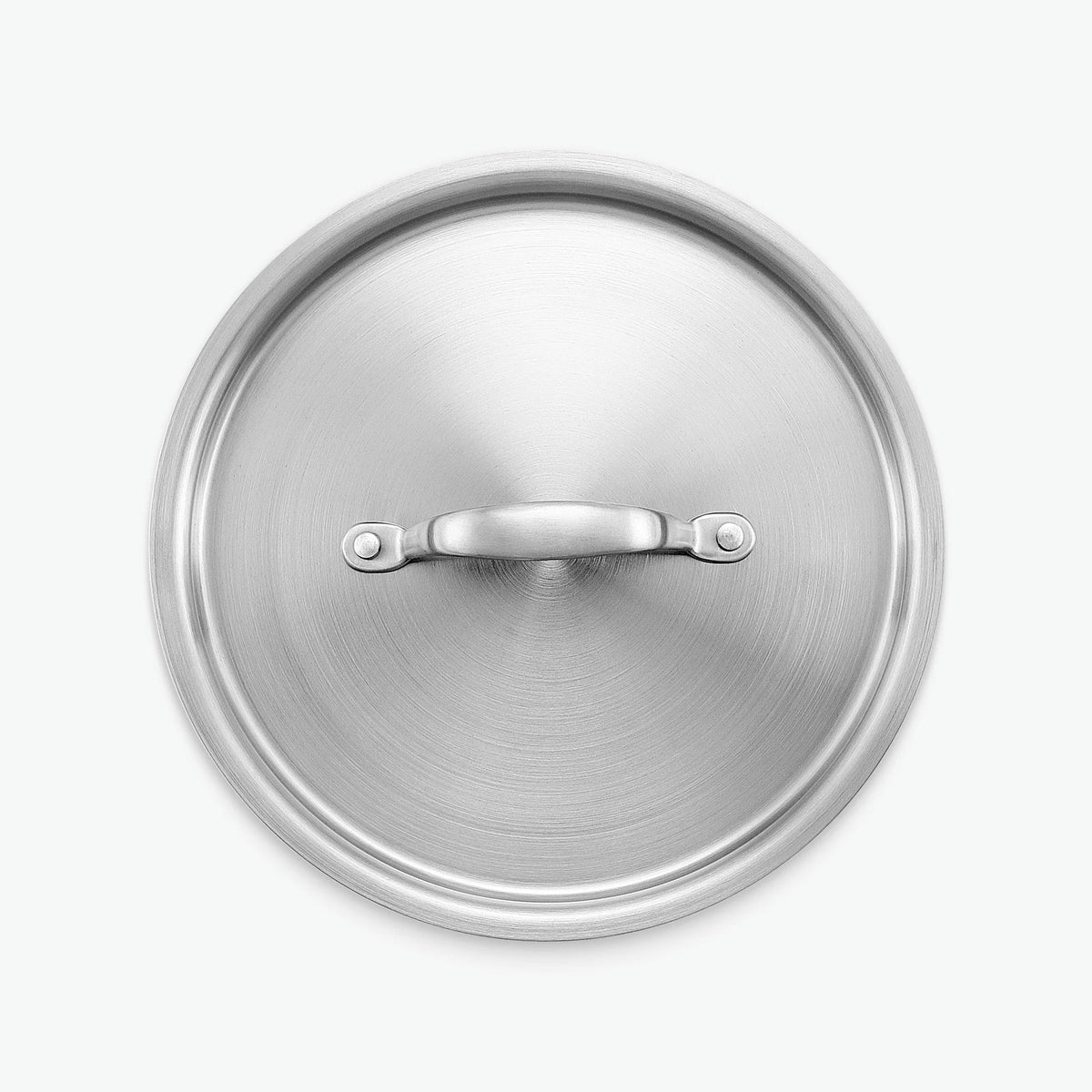 Edelstahldeckel für die 3-Ply-Serie, Ø20 cm, von oben