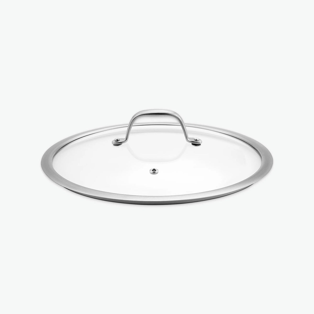 Glasdeckel für die 3-Ply-Serie, Ø28 cm, schräg von vorn