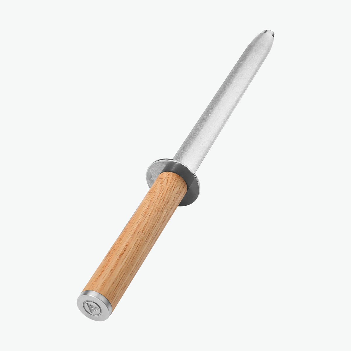 Wetzstahl Pro mit Griff aus Eiche, Schrägansicht