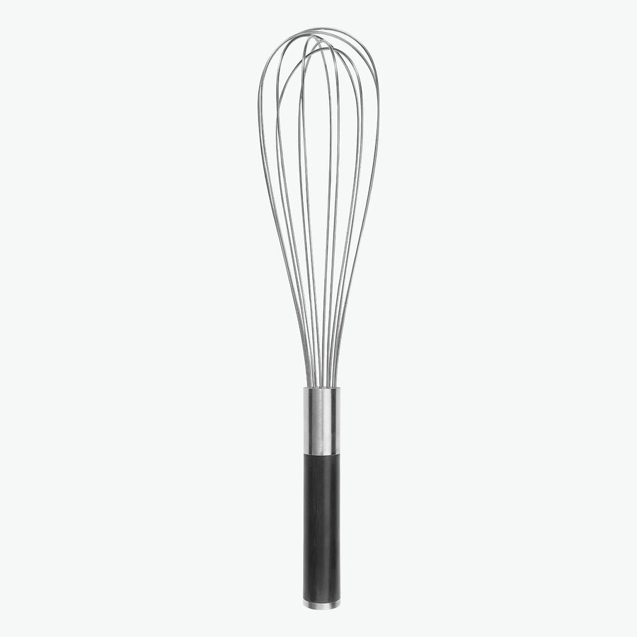 31 cm langer Schneebesen aus Edelstahl mit Griff aus G-10, von vorn