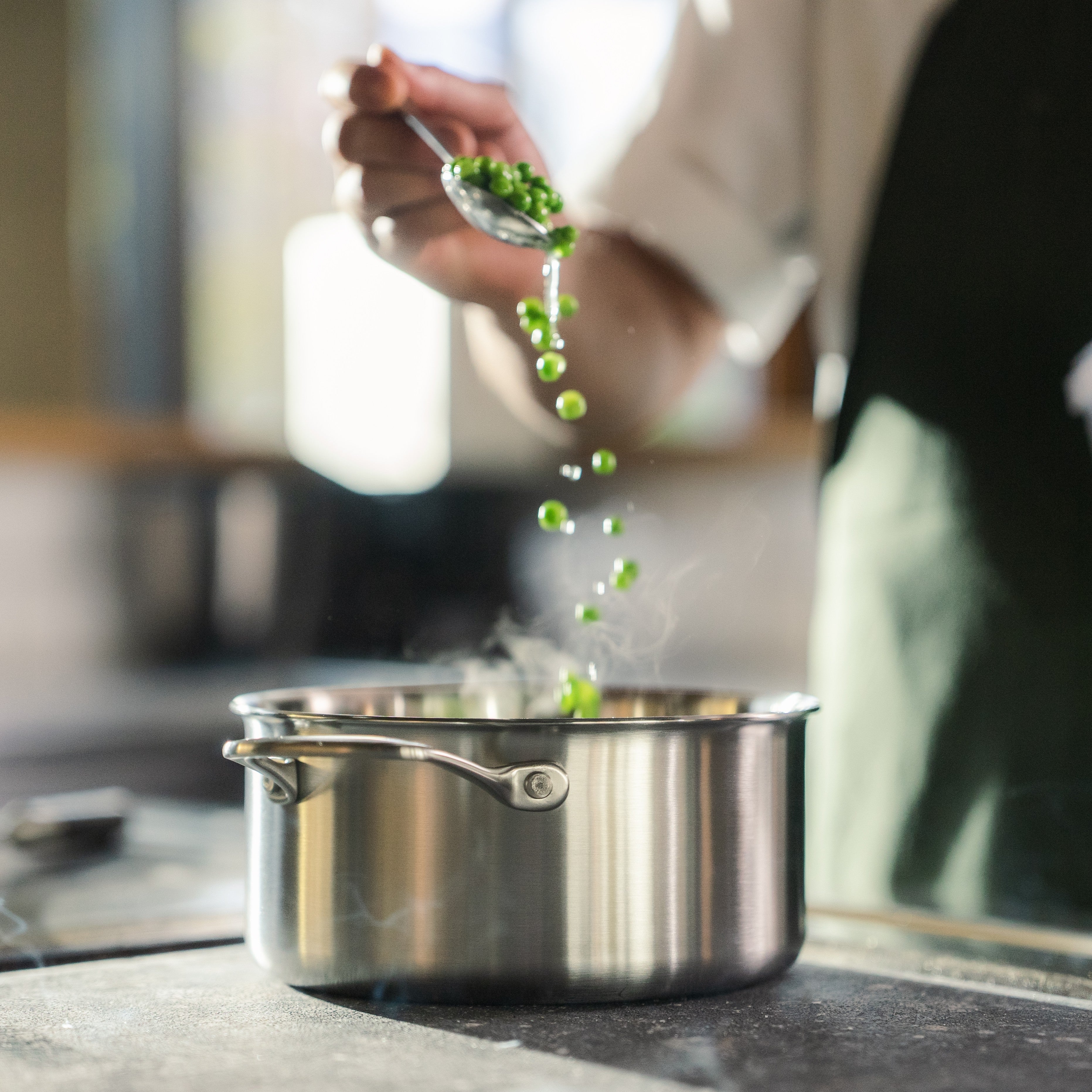 Kochtopf - 3-Lagen-Edelstahl