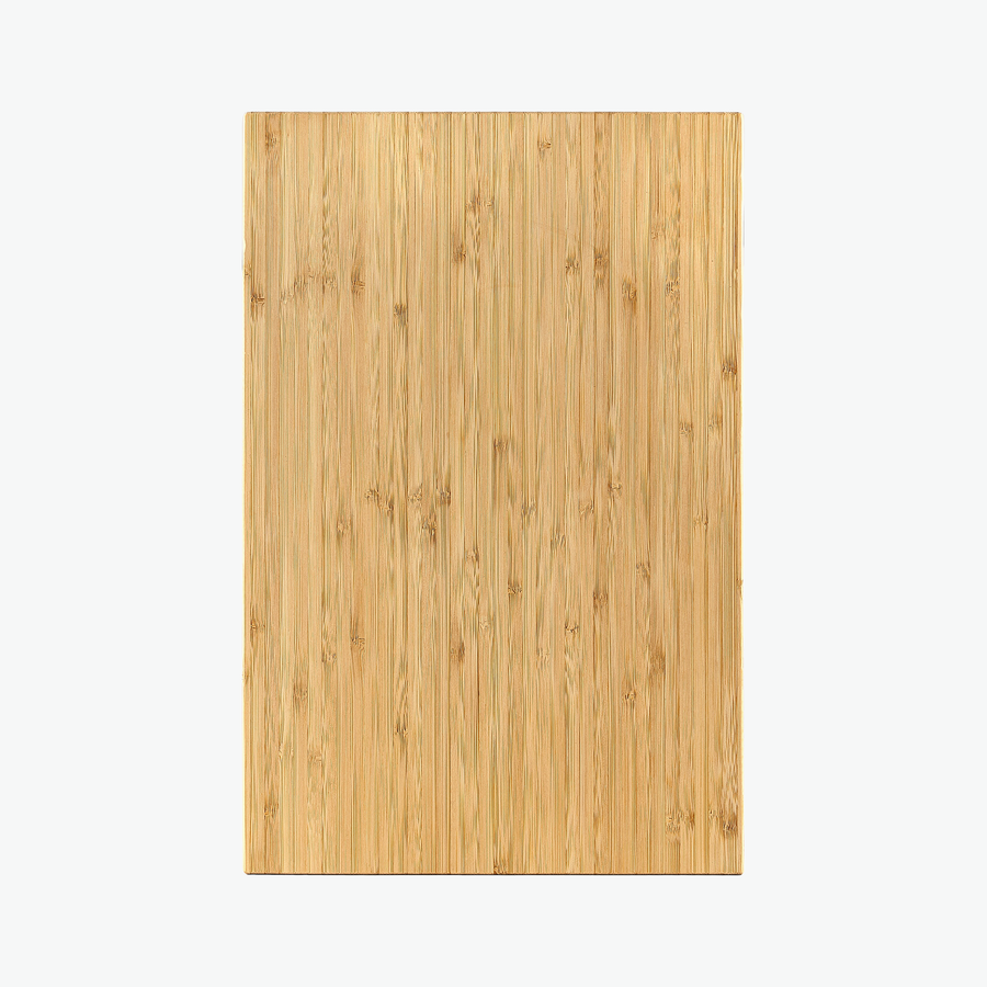 Schneidebrett aus Bambus, mittel (38 × 25 cm), von oben