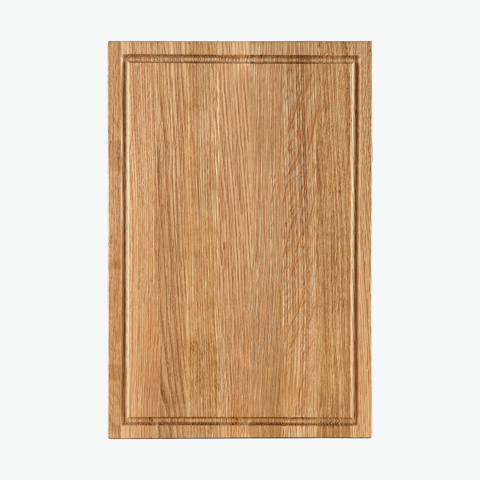 Schneidebrett mit Saftrille - Eiche