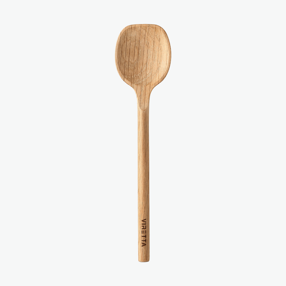 Kleiner Holzkochlöffel aus Eiche, von oben
