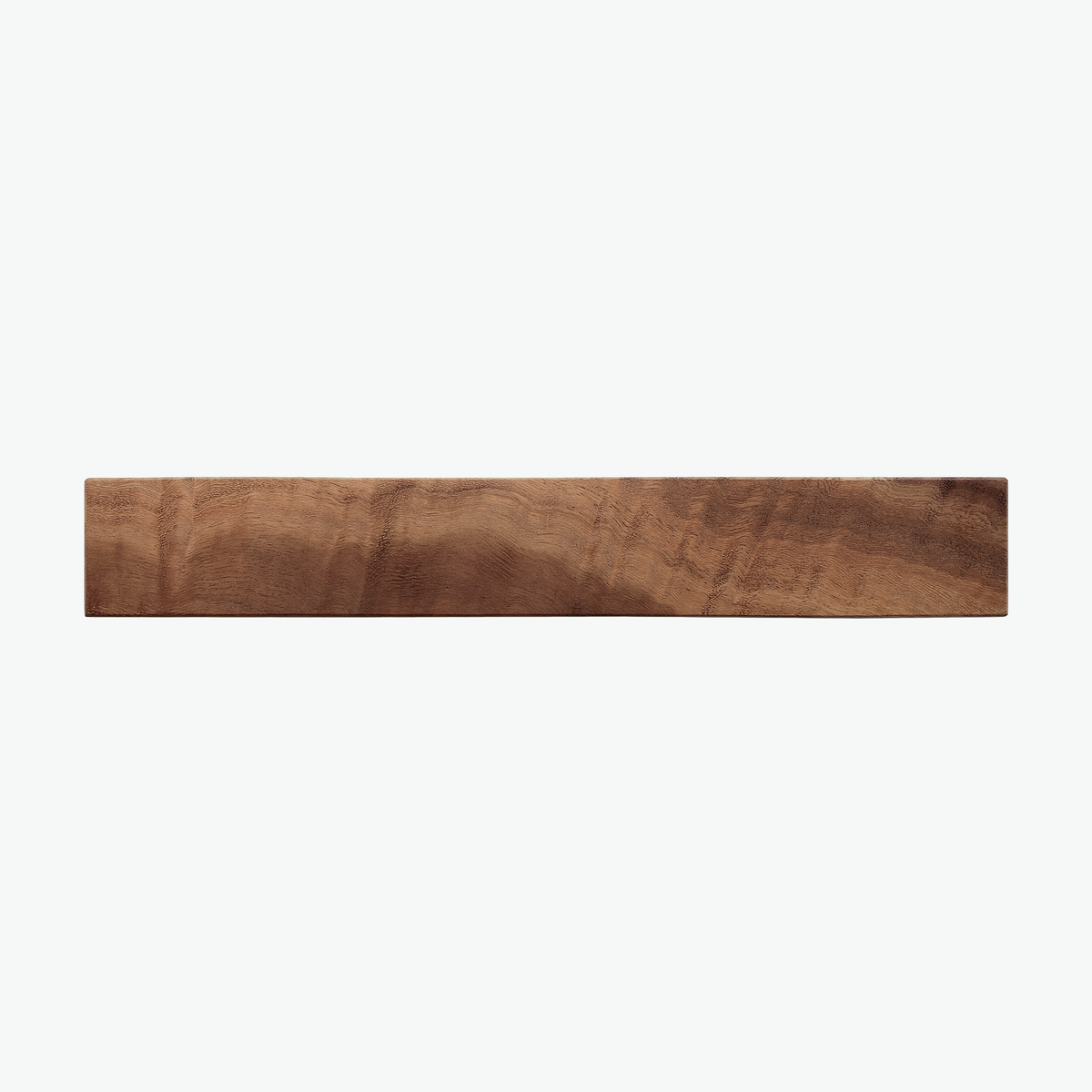 Messermagnet aus Walnuss, 40 cm, von vorn