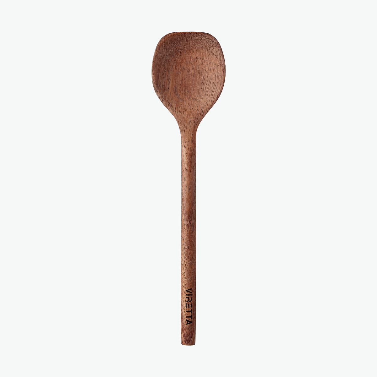 Kleiner Holzkochlöffel aus Walnuss, von oben