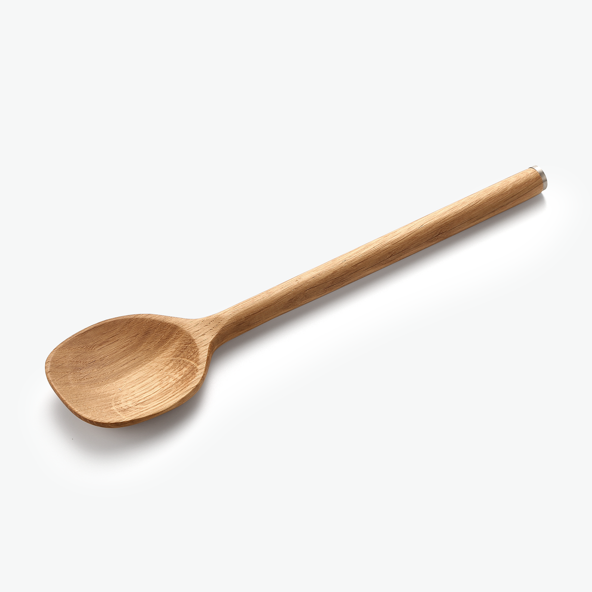 Holzkochlöffel aus Eiche aus dem Set, Schrägansicht